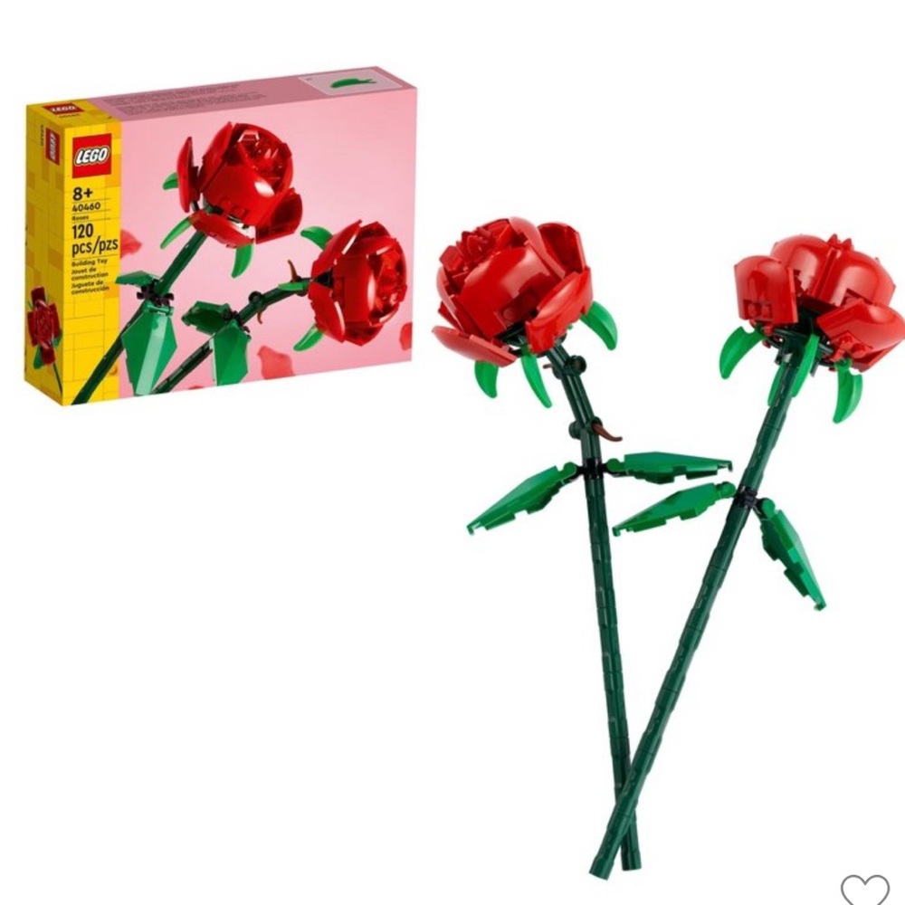 LEGO Red and Green Floral Building Set
